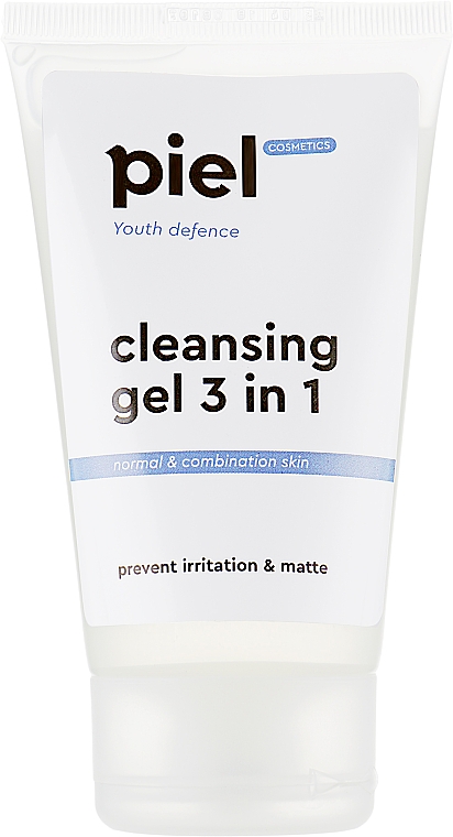 Porenminimierendes Gesichtsgel für gemischte und fettige Haut - Piel cosmetics Youth Defense Gel Cleanser — Bild N2