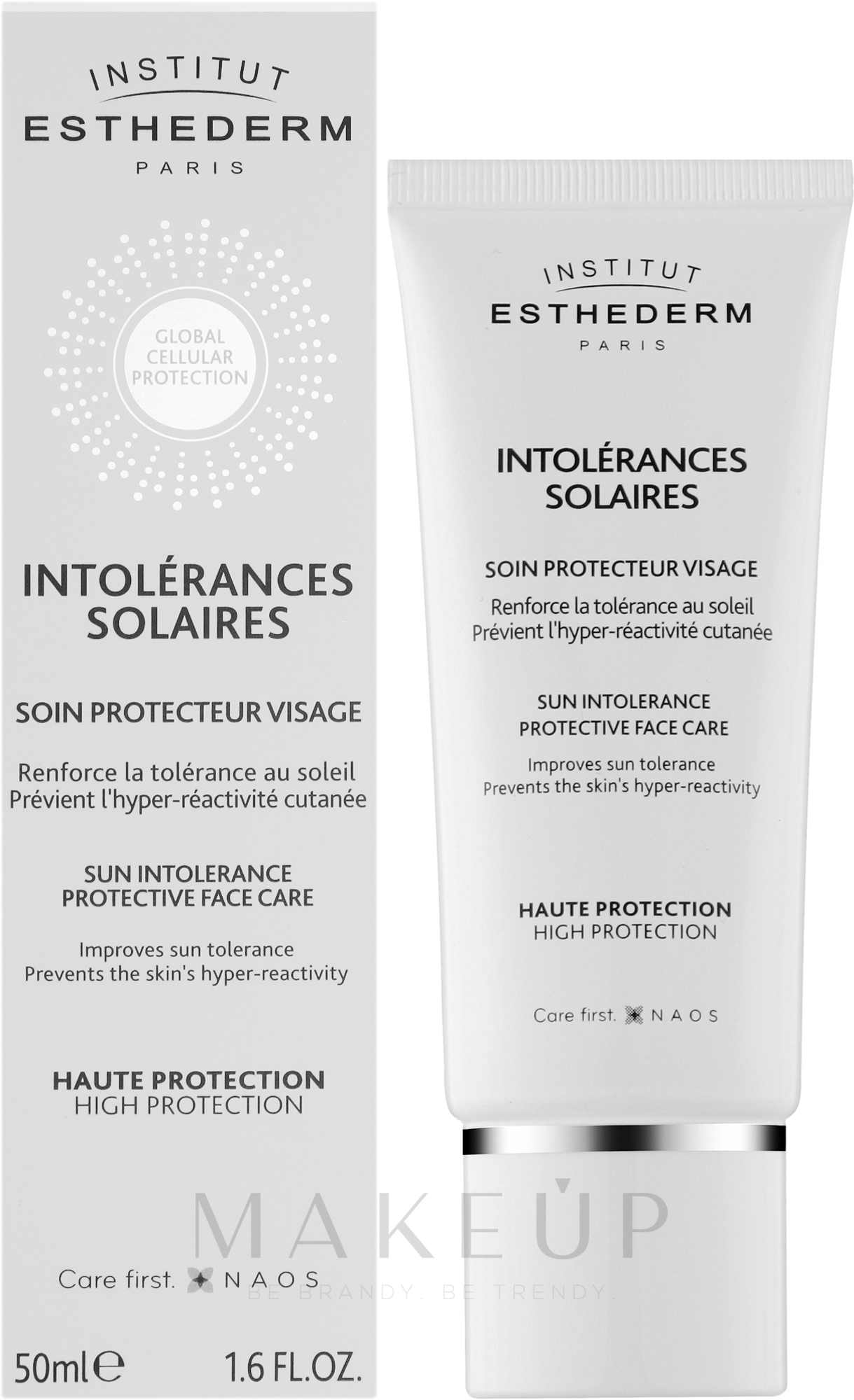 Schutzcreme für sonnenempfindliche Haut - Institut Esthederm Intolerances Solaires Sun Intolerance Protective Face Care — Bild 50 ml