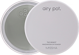 Düfte, Parfümerie und Kosmetik Loser mattierender Gesichtspuder Minze - Missha Airy Pot Powder