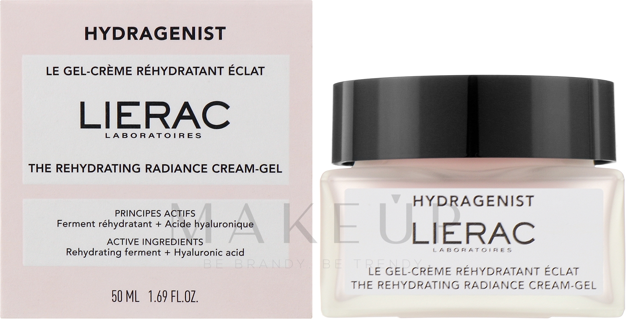 Feuchtigkeitsspendendes Gesichtscreme-Gel - Lierac Hydragenist The Rehydrating Radiance Cream-Gel — Bild 50 ml