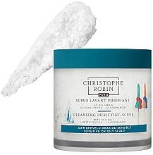 Reinigendes Kopfhautpeeling - Christophe Robin Cleansing Purifying Scrub With Sea Salt  — Bild N3