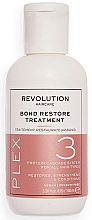 Düfte, Parfümerie und Kosmetik Regenerierende Haarbehandlung für trockenes und strapaziertes Haar mit Pflanzenproteinen und Provitamin B5 - Makeup Revolution Plex 3 Bond Restore Treatment