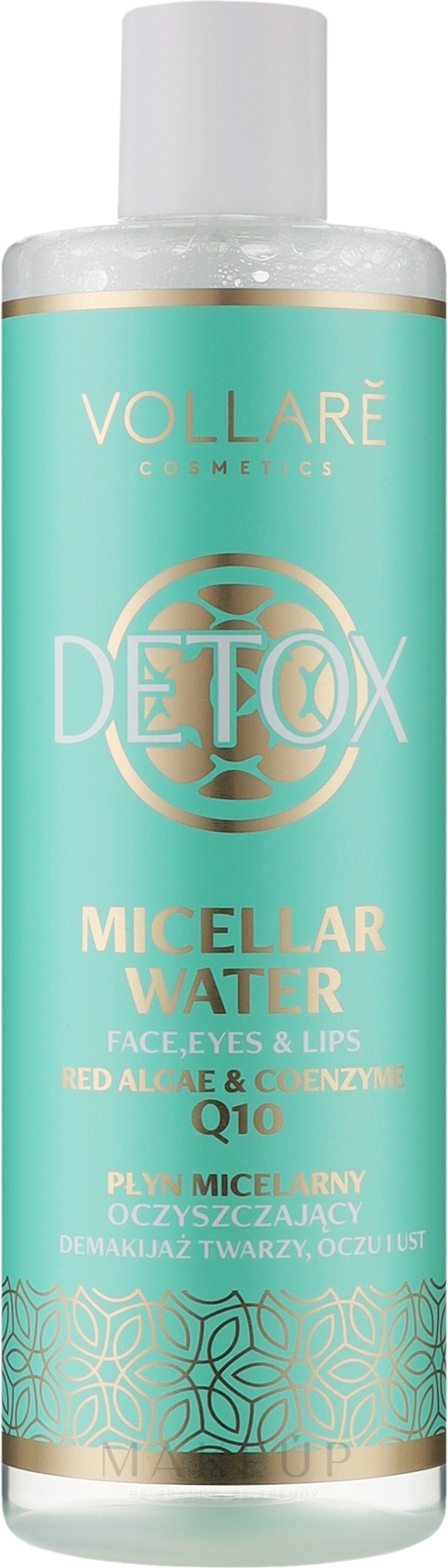 Mizellenwasser - Vollare Detox Micellar Water Face & Eyes — Bild 400 ml