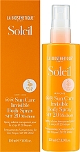 Sonnenschutz-Körperspray SPF 20 - La Biosthetique Soleil Sun Care Invisible Body Spray SPF 20 — Bild N2
