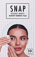 Düfte, Parfümerie und Kosmetik Wiederverwendbare Abschminkpads - Sister Young Snap Make Up Removal Pads