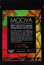 Düfte, Parfümerie und Kosmetik Fußmaske in Socken-Form mit Vitamin E und natürlichen Ölen - Beauty Face Mooya Bio Organic Treatment Mask + Serum