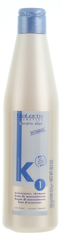 Pflegendes und stärkendes Shampoo mit Keratin - Salerm Keratin Shot Maintenance Shampoo