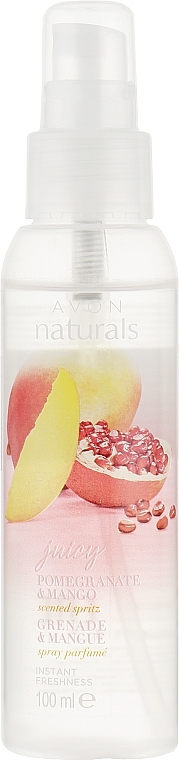 Erfrischender Körpernebel mit Granatapfel- und Mangoduft - Avon Naturals — Bild N1