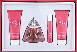 Düfte, Parfümerie und Kosmetik Mauboussin a la Folie - Duftset (Eau de Parfum 100ml + Eau de Parfum 20ml + Duschgel 90ml + Körperlotion 90ml)