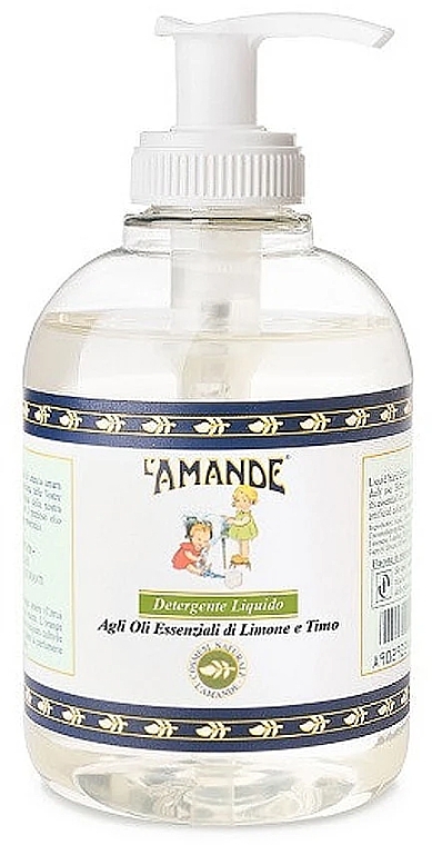 Flüssigseife mit Zitrone und Thymian - L'Amande Marseille Lemon and Thyme Liquid Soap — Bild N1
