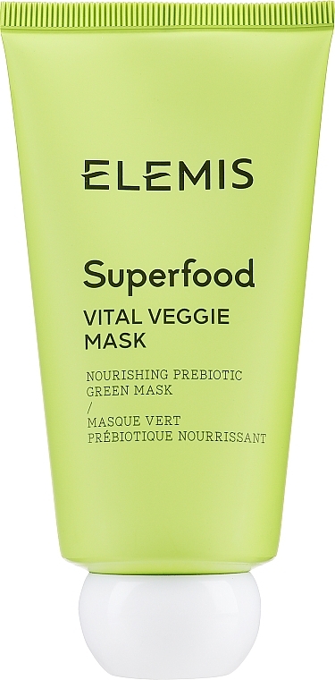 Feuchtigkeitsspendende, pflegende und aufhellende Gesichtsmaske mit Weizengras, Grünkohl und Brennnessel, Avocado- und Chiasamenöl - Elemis Superfood Vital Veggie Mask — Bild N2
