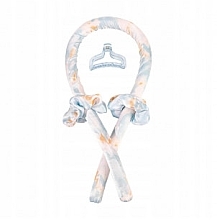 Haargummi-Set blau mit rosa 5 St. - Ecarla Curling Headband Kit  — Bild N1