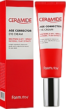 Düfte, Parfümerie und Kosmetik Creme mit Ceramiden für die Haut um die Augen - Farmstay Ceramide Age Corrector Eye Cream