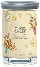 Düfte, Parfümerie und Kosmetik Duftkerze im Glas Banoffee Waffle 2 Dochte - Yankee Candle Singnature