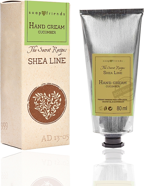 Handcreme Gurke - Soap&Friends Shea Line Hand Cream Cucumber — Bild N1