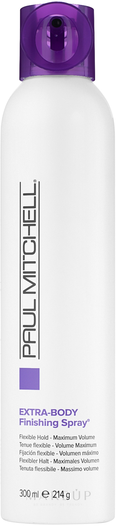 Haarspray für mehr Volumen und Glanz Starker Halt - Paul Mitchell Extra-Body Finishing Spray — Bild 300 ml