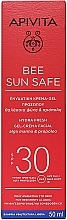 Feuchtigkeitsspendendes Sonnenschutzgel für das Gesicht mit Meeresalgen und Propolis SPF 30 - Apivita Bee Sun Safe Hydra Fresh Face Gel-Cream SPF30 — Bild N2