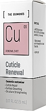 Komplex zur Regeneration der Haarspitzen  - Pharma Group Laboratories The Elements Cuticle Renewal  — Bild N2