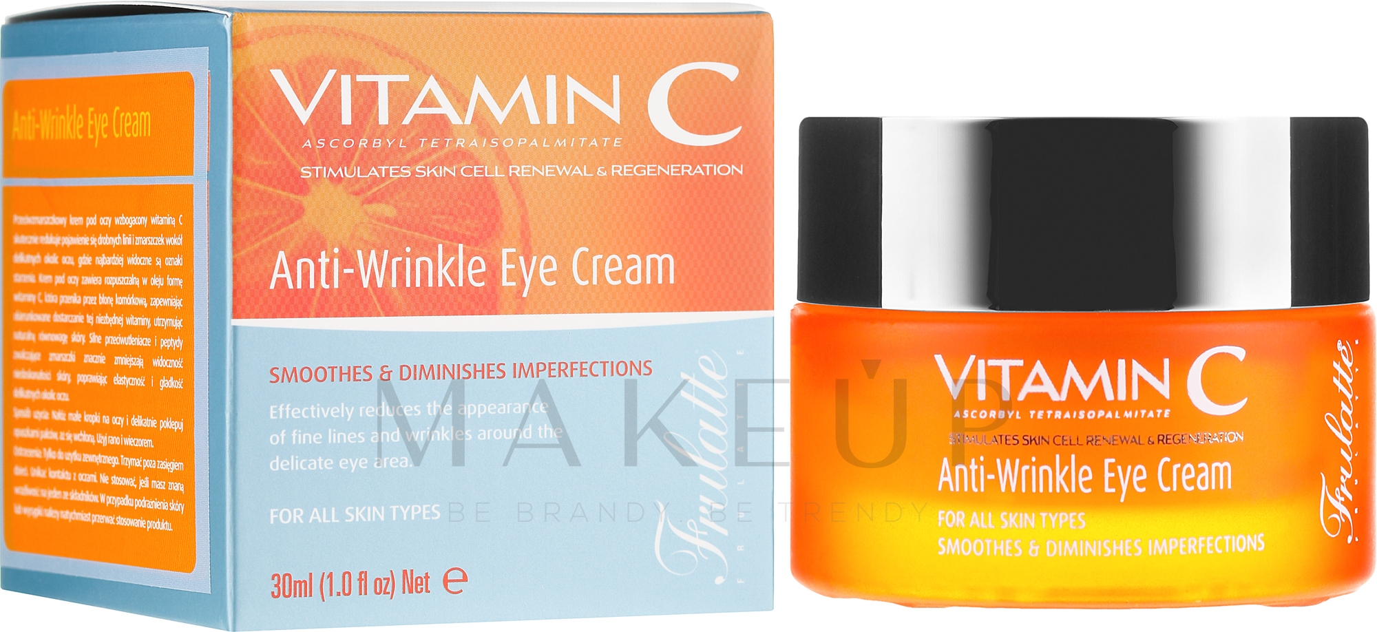 Anti-Falten Augencreme mit Vitamin C - Frulatte Vitamin C Anti-Wrinkle Eye Cream — Bild 30 ml