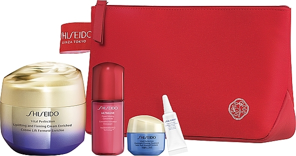 Set 5 St. - Shiseido Vital Perfection Pouch Set — Bild N2