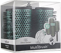 Haarpflegeset (Rundbürste 4 St.) - Olivia Garden Multibrush One Size Kit XL — Bild N1