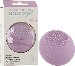 Multifunktionales Massagegerät mit Kollagen - Real Techniques Sponge Miracle Skincare Tone + Stimulate — Bild N3