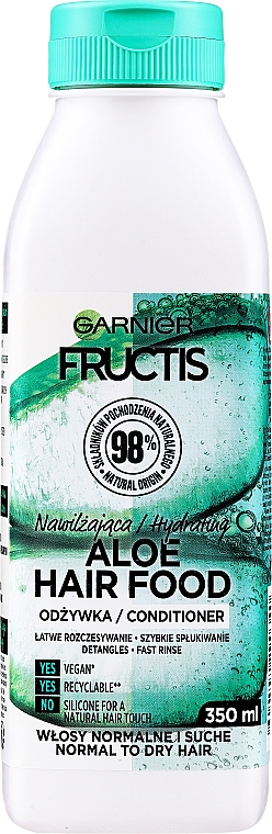 Feuchtigkeitsspendender Conditioner für normales und trockenes Haar mit Aloe - Garnier Fructis Superfood — Bild N2