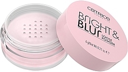 Aufhellender und glättender loser Gesichtspuder  - Catrice Bright & Blur Loose Powder  — Bild N1