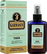 Tonikum für schwaches und geschädigtes Haar mit Vitaminen - Pharma Group Laboratories Karmasin Toner Hair  — Bild N3