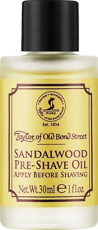 Bartöl vor dem Rasieren mit Sandelholz-Duft - Taylor of Old Bond Street Sandalwood Pre-Shave Oil — Bild N1