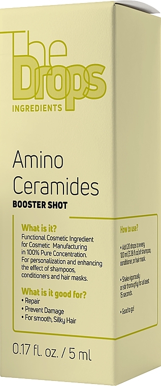 Haarkomplex - Pharma Group Laboratories The Drops Amino Ceramides Booster Shot  — Bild N2