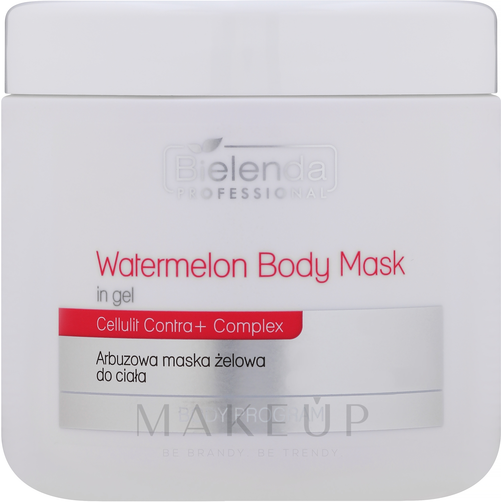 Gelmaske für den Körper mit Wassermeloneextrakt - Bielenda Professional Watermelon Gel Body Mask — Bild 600 g