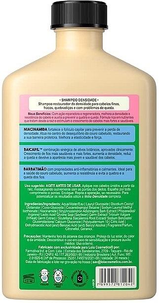 Shampoo zur Haarverdichtung - Lola Cosmetics Densidade Shampoo — Bild N2