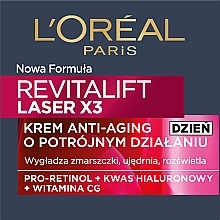 Anti-Aging Gesichtscreme für den Tag - L'Oreal Paris Revitalift Laser X3 Anti-Age Day Cream — Foto N2