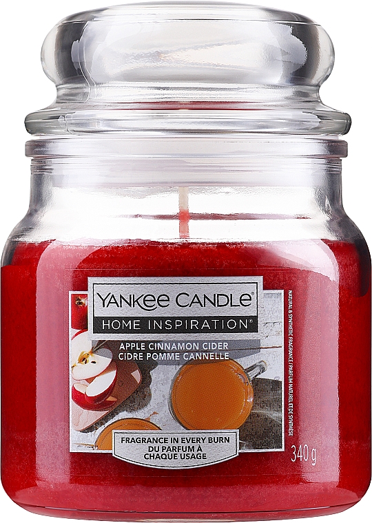 Duftkerze im Glas - Yankee Candle Home Inspiration Apple Cinnamon Cider — Bild N1