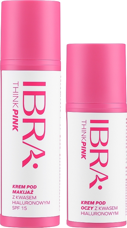 Ibra Think Pink (Augencreme 30 ml + Make-up Base 50 ml) - Augen-Make-up Set — Bild N2