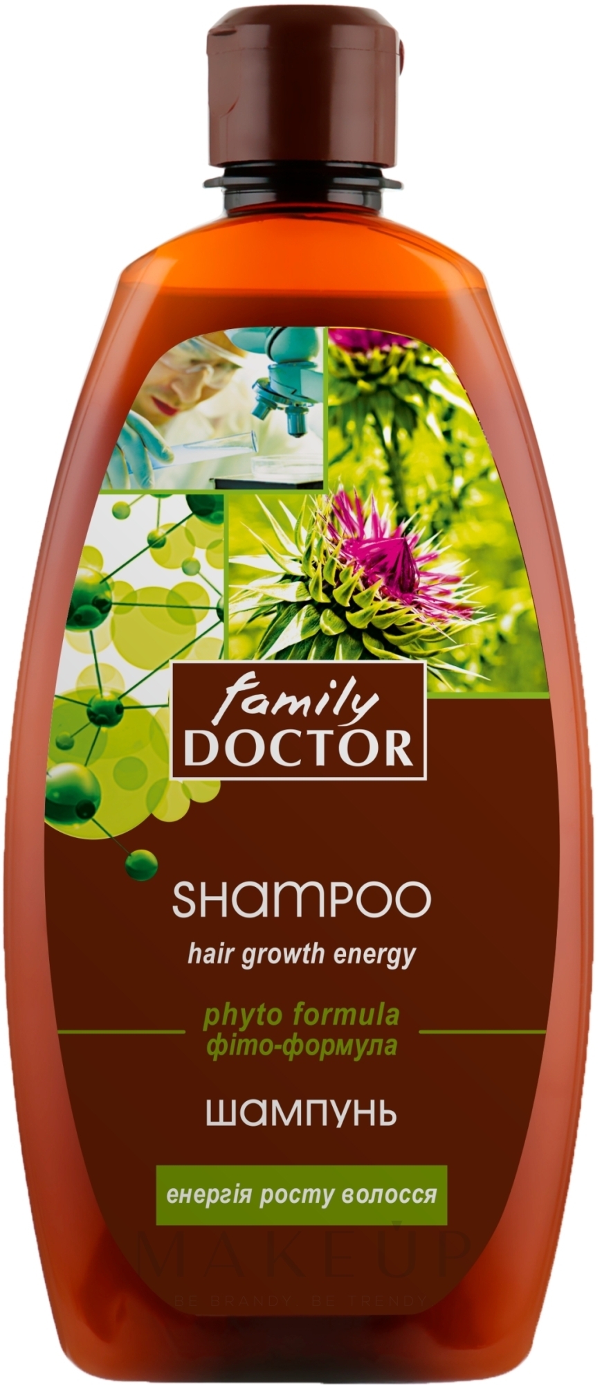 Shampoo für das Haarwachstum mit Klette und Calamus - Family Doctor — Bild 500 ml