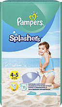 Einweg Schwimmwindeln Größe 4-5 (9-15 kg) 11 St. - Pampers Splashers — Bild N2