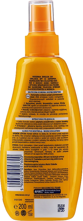 Sonnencreme für Kinder und Erwachsene - Dax Sun Family SPF50 — Bild N2