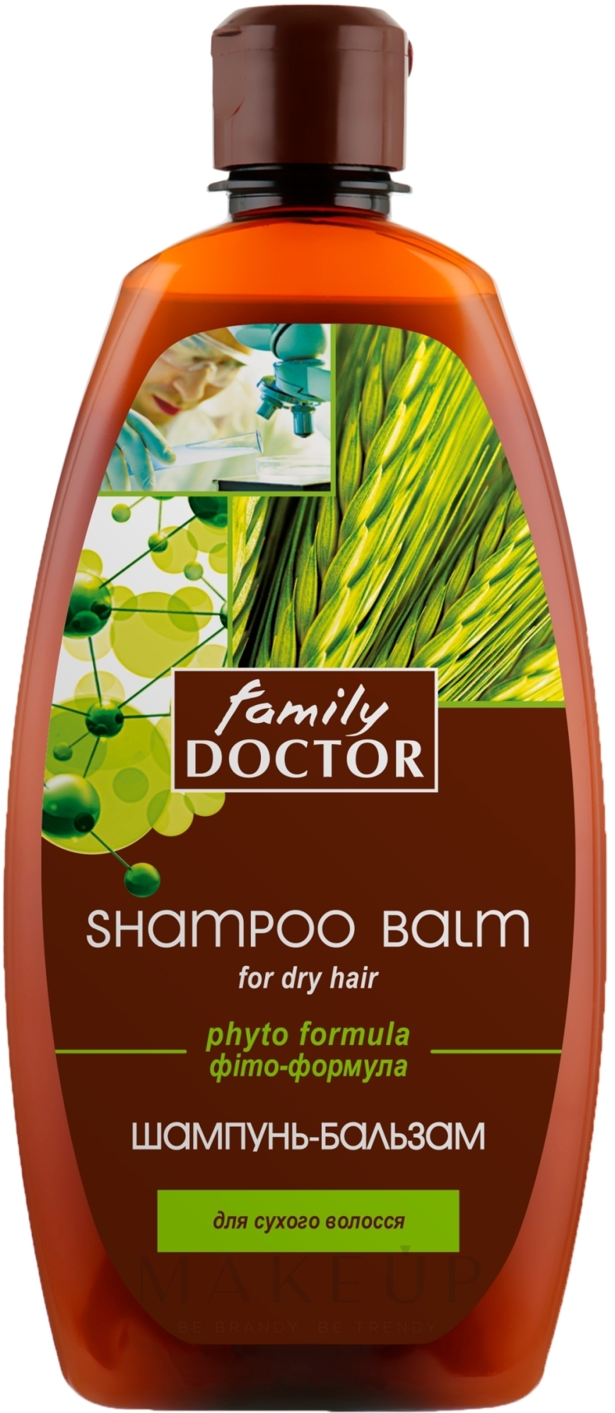 Shampoo und Conditioner für trockenes Haar mit Sanddorn-Extrakt - Family Doctor — Bild 500 ml