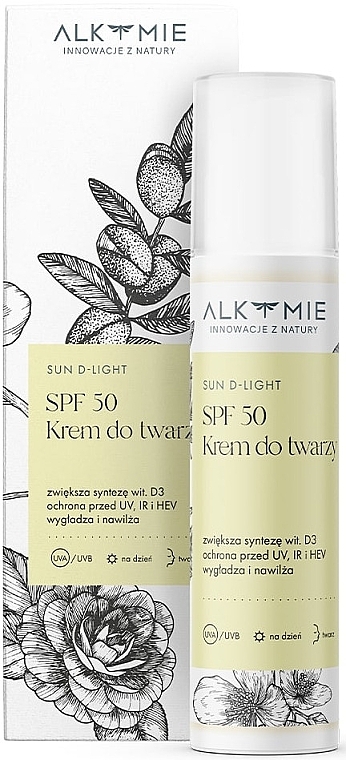 Schützende Gesichtscreme SPF 50+ - Alkmie Sun D-Light  — Bild N2