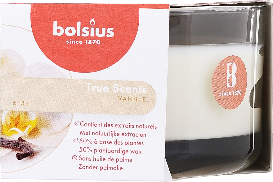 Duftglas Vanille - Bolsius True Scents Candle 50 mm x Ø80 mm — Bild N2