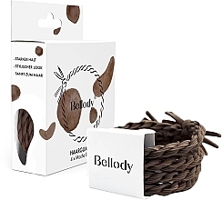 Haargummi mocha brown 4 St. - Bellody Original Hair Ties — Bild N2