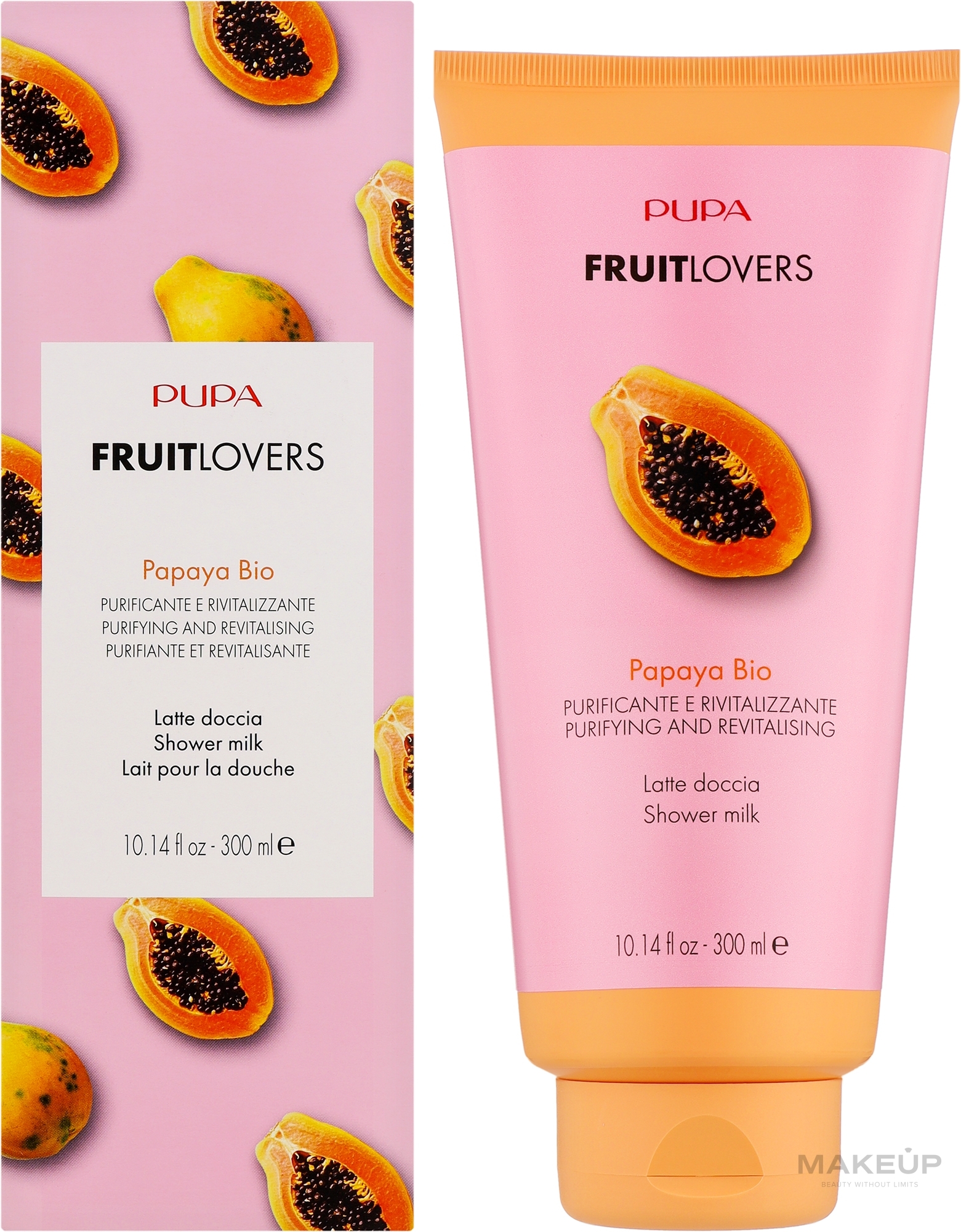 Duschmilch Papaya - Pupa Fruit Lovers Shower Milk Papaya — Bild 300 ml