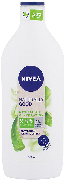 Feuchtigkeitsspendende Körperlotion mit Aloe Vera für normale bis trockene Haut - Nivea Naturally Good Body Lotion — Bild N2
