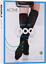 Düfte, Parfümerie und Kosmetik Damenkniestrümpfe mit Fußmassageeffekt Active 20 Den nero - Knittex