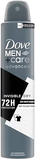 Deospray Antitranspirant - Dove Men+Care Invisible Dry Comfort Antiperspirant — Bild N1