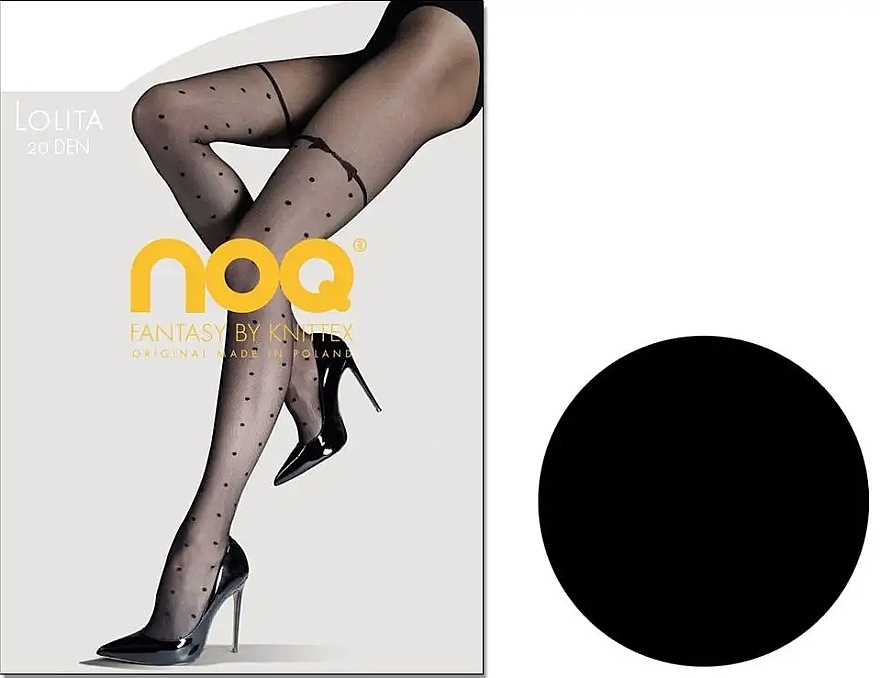 Strumpfhosen für Damen Lolita 20 Den nero - Knittex — Bild N1