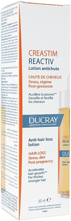 Lotion gegen Haarausfall - Ducray Creastim Reactiv Anti-Hair Loss Lotion — Bild N2