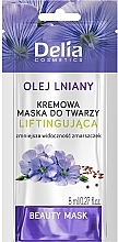 Cremige Lifting-Maske für reife Haut mit Leinsamenöl  - Delia Beauty Mask  — Bild N1